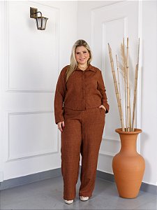 Conjunto Feminino Plus Size Ara Linhão