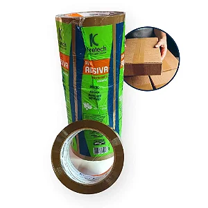 FITA EMPACOTAMENTO 45MMX100M MARRON