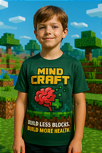 Camiseta Mindcraft Presença Offline Premium