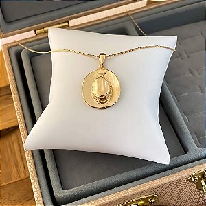 Colar Feminino Chapéu Country