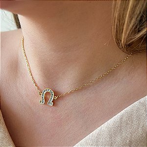 Gargantilha Feminina Ferradura Chique