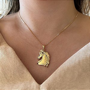 Colar Feminino Cavalo Glamouroso