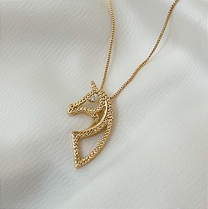 Colar Feminino Cavalo Fashion