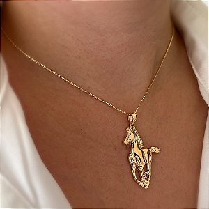 Colar Feminino Cavalo Elegância Equestre