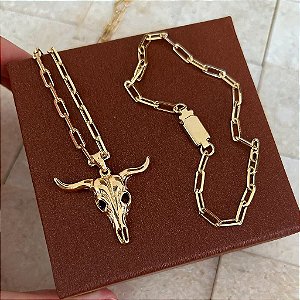 Conjunto Masculino Touro com Cordão Cartier