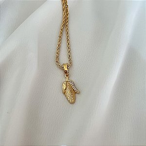 Colar Feminino Milho com Cordão Baiano