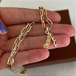 Colar Masculino Soja com Cordão Cartier