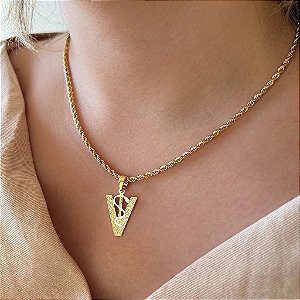 Colar Feminino Veterinária com Cordão Baiano