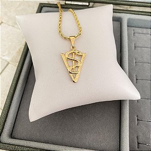 Colar Feminino Veterinária detalhe com Cordão Baiano