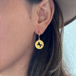 Brinco Argolinha Cavalo
