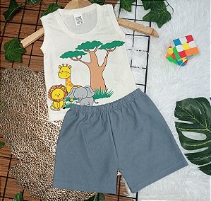 Conjunto Baby Regata Safari