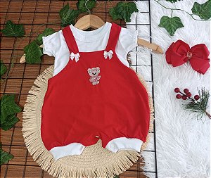 Macacão Baby Curto para Menina