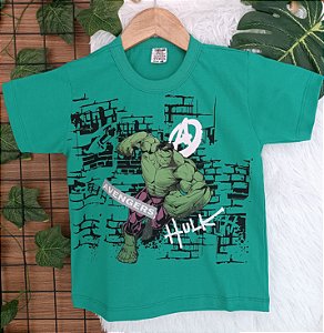 Camiseta Infantil masculina Hulk