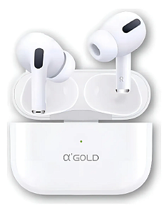 Fone de Ouvido Sem Fio α’GOLD FN-B03 Branco