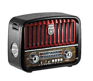 Rádio Retrô LE-601 Multibanda com Bluetooth