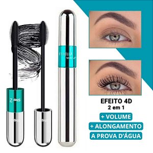Máscara para cílios Mega 2 em 1 Febella