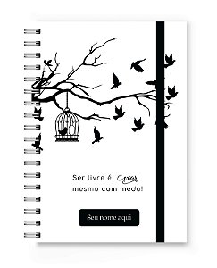 Caderno A5 Florart Ser Livre