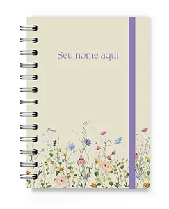Caderneta A6 Florart Floral