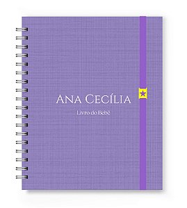 Livro do Bebê Florart Roxo Textura
