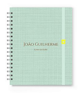 Livro do Bebê Florart Verde Claro Textura