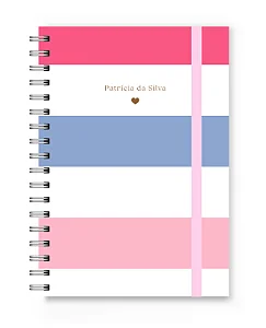 Caderno A5 Florart Listras