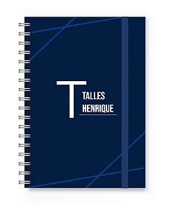 Caderno A5 Florart Alfabeto Azul
