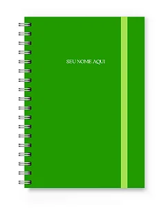 Caderno A5 Florart Verde Limão
