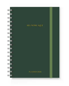 Planner 2026 Florart Verde