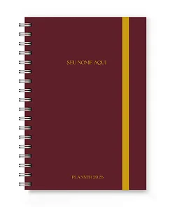 Planner 2026 Florart Vinho