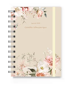 Mini Agenda 2026 Florart Areia Floral