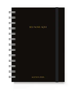 Mini Agenda 2026 Florart Preta