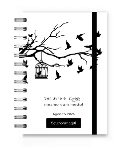 Mini Agenda 2026 Florart Ser Livre