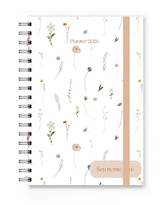 Planner 2026 Florart Floral Delicado