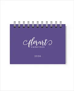 Calendário de Mesa 2026 com Sua Logo | Brinde Corporativo
