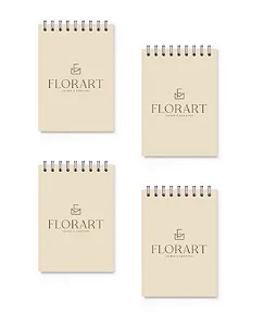 Kit com 10 Bloquinhos A6 com Sua Logo | Brinde Corporativo