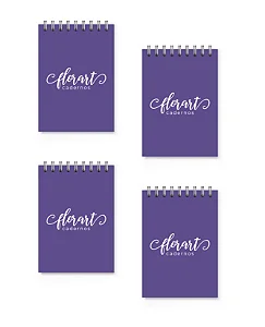 Kit com 25 Bloquinhos A7 com Sua Logo | Brinde Corporativo