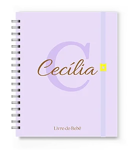 Livro do Bebê Florart Alfabeto Lilás