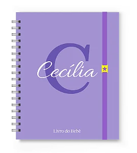 Livro do Bebê Florart Alfabeto Roxo