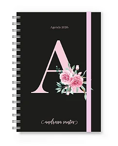 Agenda 2026 Florart Alfabeto Preto