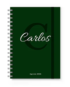 Agenda 2026 Florart Alfabeto Verde