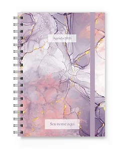 Agenda 2026 Florart Marmorizado Roxo