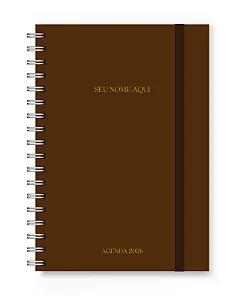 Agenda 2026 Florart Marrom