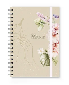 Caderno de Agendamento Florart - Nail Designer 2026