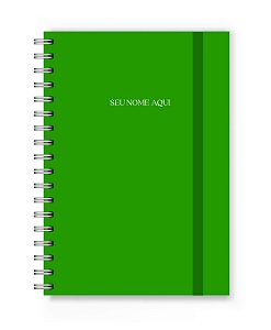 Caderno Personalizado Florart Verde Limão