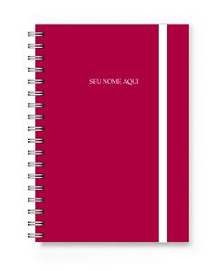 Caderno Personalizado Florart Rosa