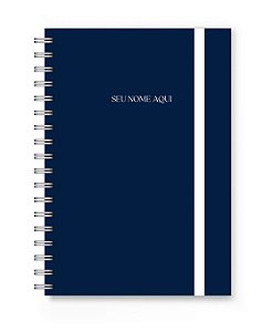 Caderno Personalizado Florart Azul