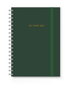 Caderno Personalizado Florart Verde
