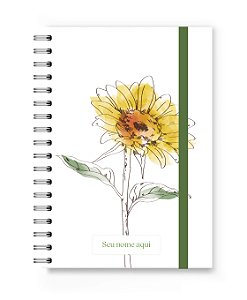Caderno Personalizado Florart Girassol