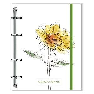 Fichário Florart Girassol