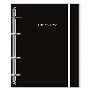 Fichário Florart Preto